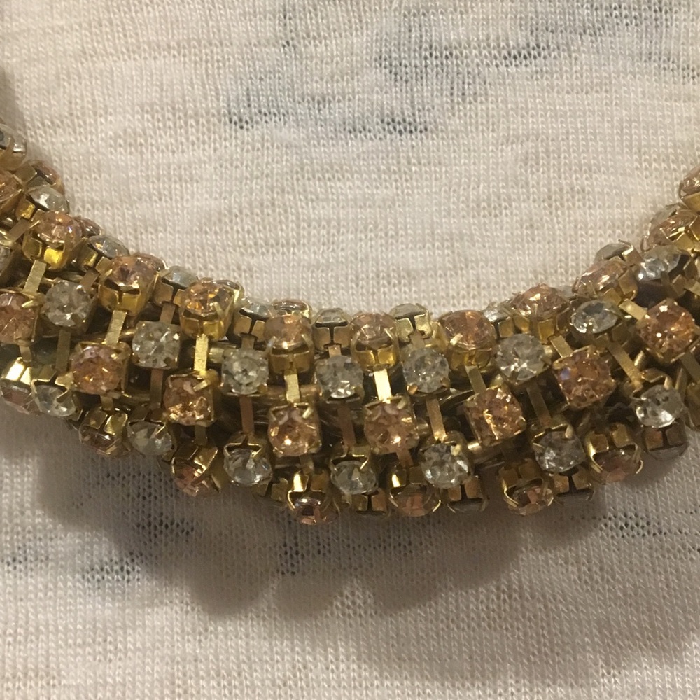 LOFT Thick Rhinestone Rope Necklace - Picture 3 of 6